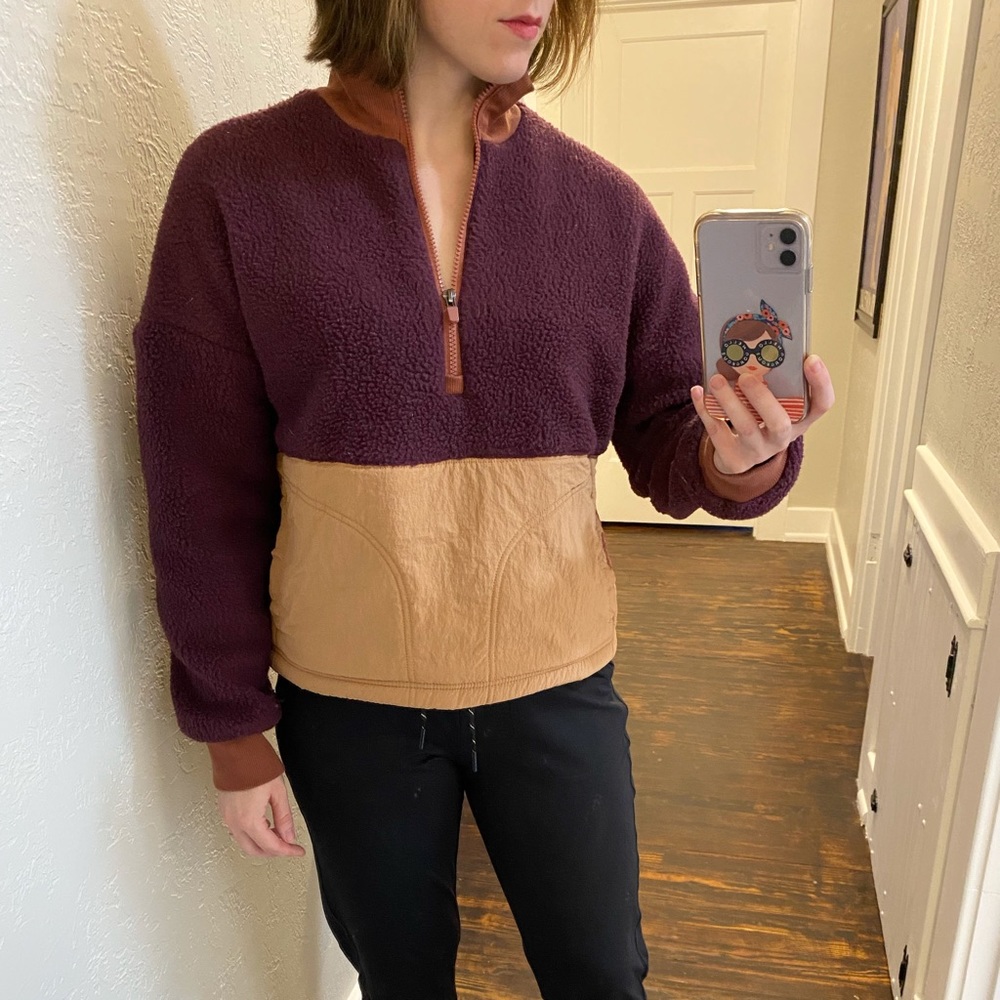 Fabletics, Cropped, Half-Quarter Zip Jacket! - image 7